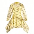 thumbnail image 3 of MEZZALL Kids Girls Dress Elegant Printed Polka Irregular Tutu Party Gown For Boho Dresses, 3 of 8