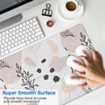 thumbnail image 4 of Long-Lasting Non-Slip Large Desk Mat | Waterproof Abstract Art Design | Boho Leaves Pattern | Perfect Addition for Office Laptop | 31.5 X 11.8 Inch, 4 of 7