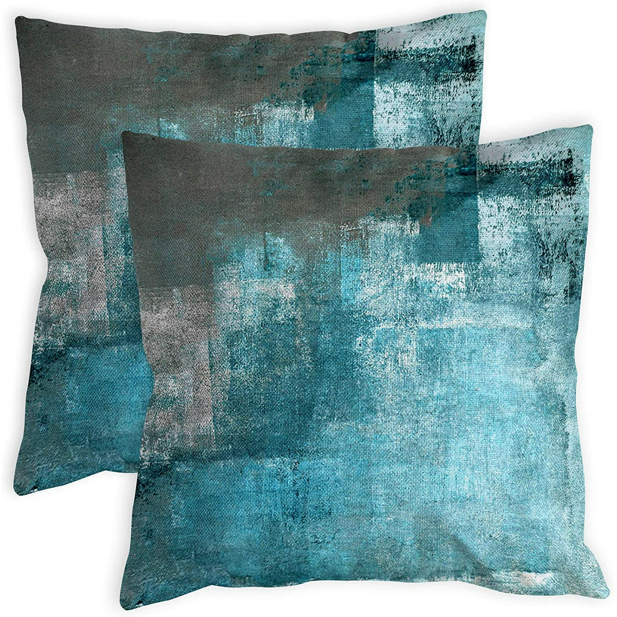 Modern blue throw pillows hotsell