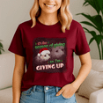 thumbnail image 4 of ItS The Season Of Giving So IM Giving Up Holiday Possum Version,Meme Tee, Trending Tshirt, Raccoon Shirt, Funny Friend Gift, 4 of 5