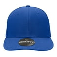 thumbnail image 2 of 6 Panel Mid Profile Structured Acrylic/Polyester Cap, RYL, 2 of 2