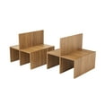 thumbnail image 3 of Mainstays Cube Storage Quad Inserts, Set of 2, Warm Walnut, 3 of 13