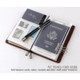 thumbnail image 5 of Leather Journal Refillable Travelers Notebook, Antique Handmade Leather, 5 of 5