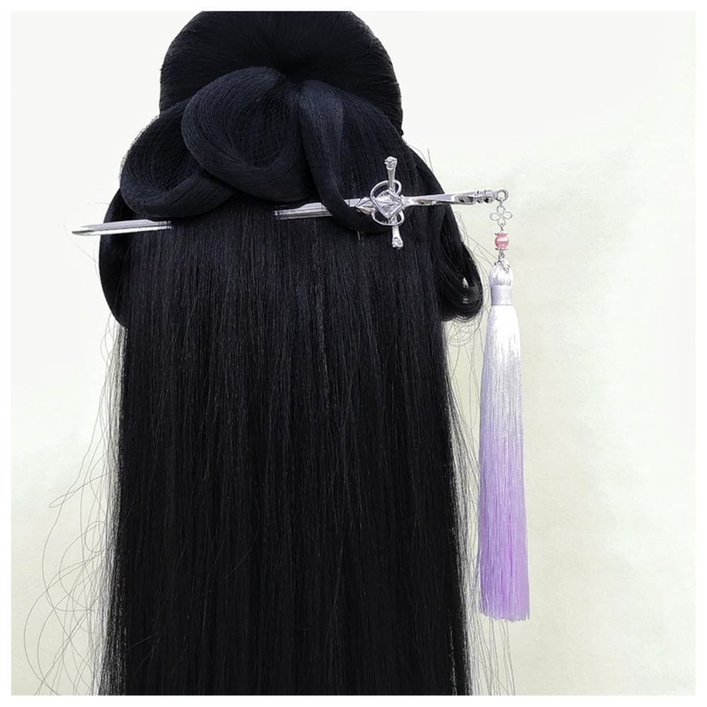 New Punk Metal Sword Hairpin Chinese Simple Hair Sticks for Women DIY  Hairstyle Design Tools Accessories Dropshipping - AliExpress