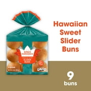 King's Hawaiian Original Hawaiian Sweet Pre-Sliced Slider Buns, 9 Count, 10 oz