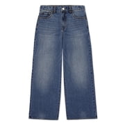 Levi Strauss Signature Girls' Baggy Straight Leg Jeans, Sizes 2T-18