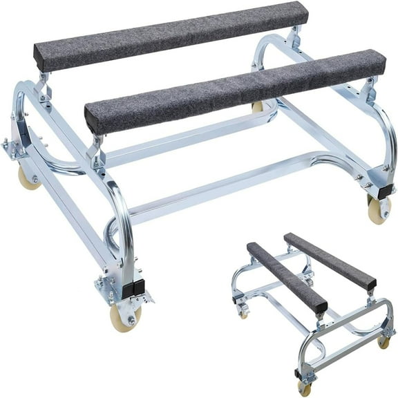 Jet Ski Dolly, 1300 LBS Watercraft PWC Dolly, Jet Ski Stand with 4 Brakes Casters, Adjustable Bunks Jet Ski Cart Dolly for Moving Watercraft