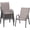 Brown, variant on Allgain Patio Chairs set , Easy Assembly Stackable Outdoor Dining Chairs with Wide Seat and Sturdy Metal Frame, Breathable All Weather Textilene Outdoor Chairs Set  for Deck, Pool,  Grey