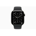 thumbnail image 3 of Apple Watch Series 11 [GPS + Cellular 42mm] Smartwatch with Slate Titanium Case with Black Sport Band - M/L, 3 of 8