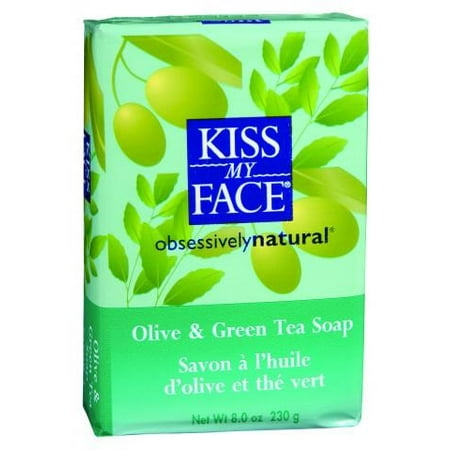 Kiss My Face Soap Olive & Green Tea, 8.0 OZ