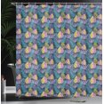 thumbnail image 4 of Ambesonne Tropical Shower Curtain, Colorful and Exotic Leaf, 69"Wx75"L, Multicolor, 4 of 5