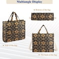 thumbnail image 6 of FORMRS Womens Corduroy Tote Bag Crossbody Shoulder Handbag with Pocket, Classic Floral, 6 of 7