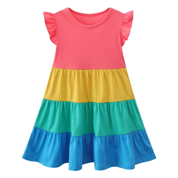 Short Sleeve Twirly Sundress