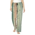 thumbnail image 2 of Lsque Hardwood Print Women's Pajama Pants, Lounge Pant - Comfortable Home Wear,Elastic Waistband, Stylish Design-Small, 2 of 9