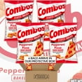 thumbnail image 2 of Combos Pepperoni Pizza Flavored Baked Cracker Bulk Pack - 4 Separate 6.3 oz Bags for Over 24 Ounces Total - Stuffed Cracker Snacks for Road Trips, School, Work in Cornershop Confections Pack, 2 of 3