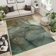 thumbnail image 2 of Jade Green Area Rug, Marble Gold Leaf Indoor Non-Slip Kids Rugs, Machine Washable Breathable Durable Carpet For Living Room Bedroom Teen Room Home Decor 3 x 4ft, 2 of 6