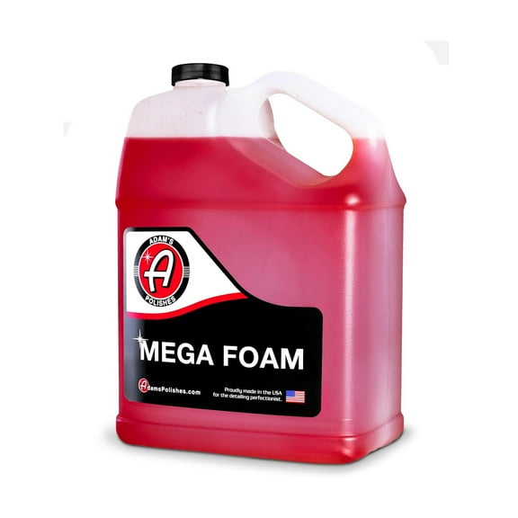 Adam's Mega Foam (Gallon) - Professional Detailing Car Wash Soap For Bucket, Foam Gun or Foam Cannon
