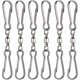thumbnail image 1 of 6pcs Swivel Dual Clips, Smooth Spinning Dual Clip Spiral Wind Spinner Hangers Twist Hanging Hooks, 1 of 2