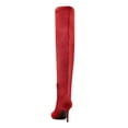 thumbnail image 2 of JESSICA SIMPSON Womens Red Cushioned Abrine Pointed Toe Stiletto Zip-Up Dress Boots 5 M, 2 of 4