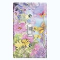thumbnail image 1 of Metal Light Switch Plate Cover Classy Spring Floral Fields Sky Art FLW112, 1 of 13