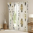 thumbnail image 3 of jejeloiu Happy New Year Black Out Curtains,Beige Khaki Curtains Pack of 2 (42x63 Each),Christmas Nutcraker Soldier Bedroom Curtains For Teens,Ultra Soft Home Decor, 3 of 6