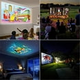 thumbnail image 3 of 1080P Full HD Mini Portable LED Projector with Built-in Speaker & Auto-Correction, Lightweight Home/Outdoor Movie Projector, Wireless Sync & USB Interface, 180° Swivel Stand, Eye-Friendly Design,, 3 of 6
