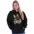 thumbnail image 3 of Cool Urban Popeye Bling Mad Drip Hoodie Sweatshirt Women Men Brisco Brands S, 3 of 6