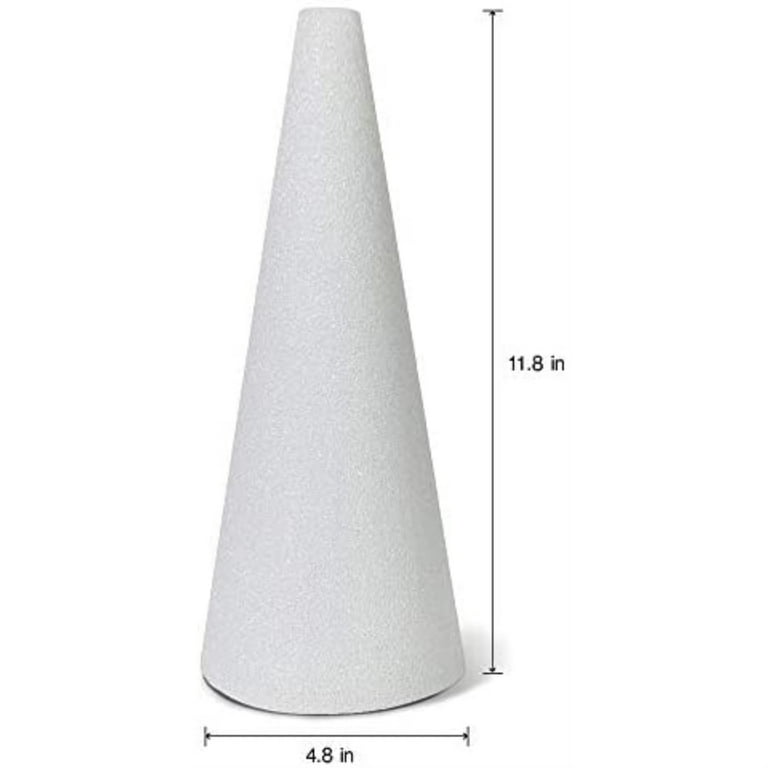  Styrofoam Cones 12 Inch