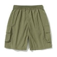 thumbnail image 3 of Aofany Mens Outdoors Cargo Shorts Casual Drawstring Solid Sport Shorts Elastic Waist Summer Shorts, 3 of 8