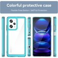 thumbnail image 6 of Case for Xiaomi Redmi Note 12 Pro Plus Phone Case Slim Dropproof [Defend from Drop/Scratch/Slip/Fingerprint] Clear Acrylic Hard Back Soft TPU Bumper Hybrid Cover for Redmi Note 12 Pro+-Crystal Blue, 6 of 16