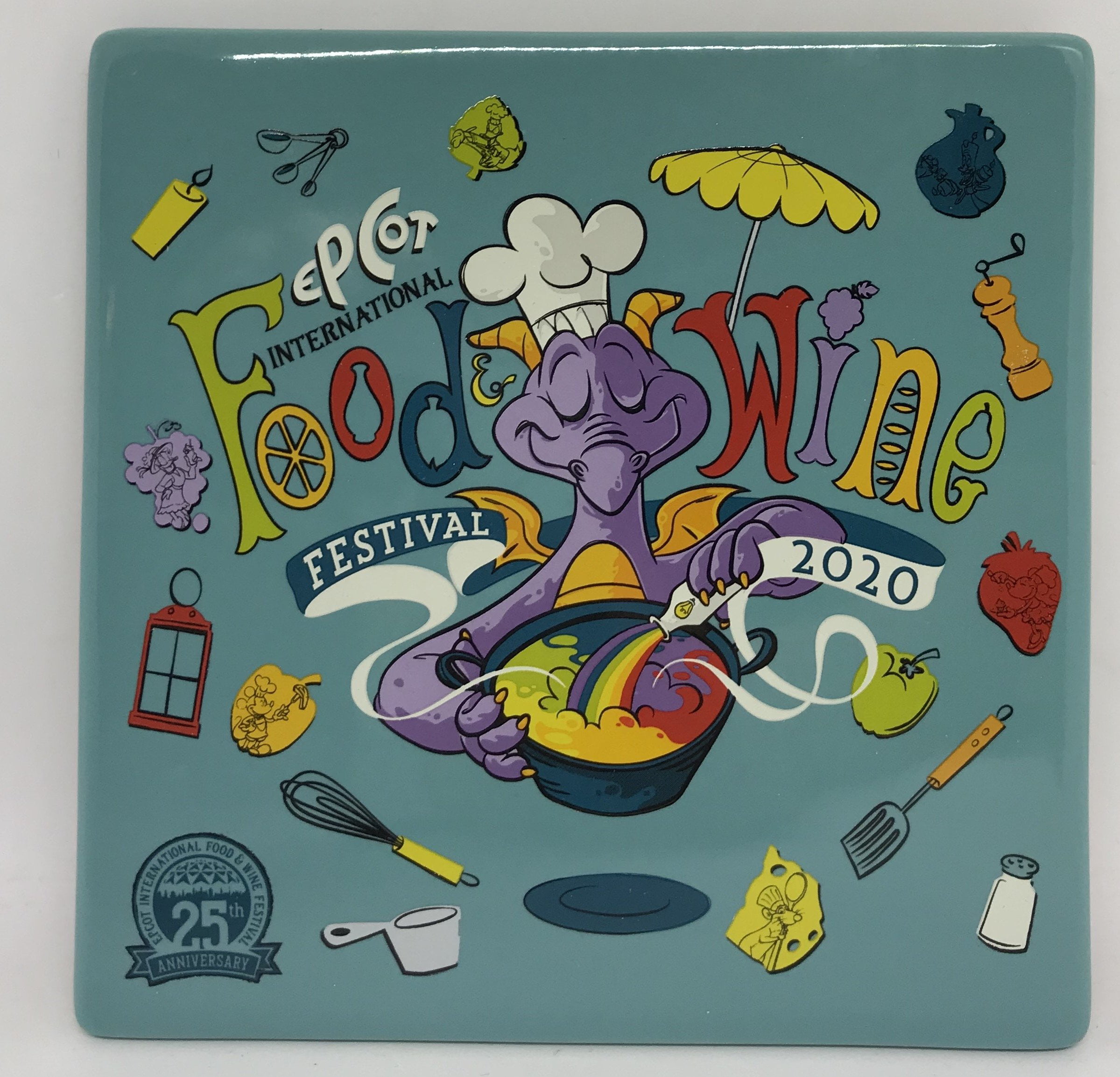 Disney Parks Epcot Food and Wine Festival 2020 Hot Plate Table Trivet 