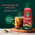thumbnail image 3 of Starbucks Peppermint Mocha Latte Inspired Flavored Liquid Coffee Creamer, 28 fl oz Bottle, 3 of 7