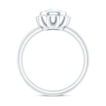 thumbnail image 2 of Rosec Jewels Natural Ethiopian Opal Flower Engagement Ring (1.6 Ct, AAA Quality) - Opal Solitaire Ring - with Jewelry Box, 18K White Gold, US 3.50, 2 of 9