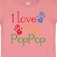 thumbnail image 4 of Inktastic Poppop Grandkids Handprints Boys or Girls Baby T-Shirt, 4 of 5