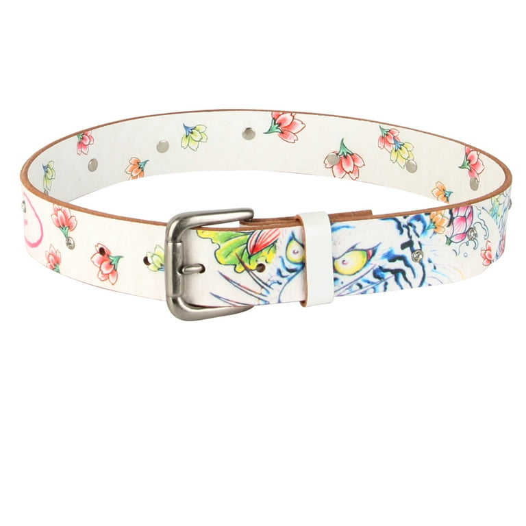 Ed Hardy Leopard Studded Belt | Hot Topic