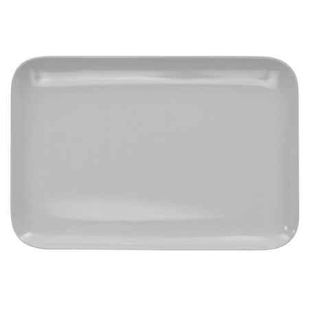 - Serving Tray Display Tray Low Profile Black Melamine Plastic- 13 1/4 L x 9 1/8 W x 1