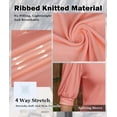 thumbnail image 4 of Tops de verano Ohhettm, elegantes e informales, mangas abullonadas, cuello en V, rosa L, 4 of 6