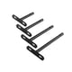 thumbnail image 5 of Soportes para estantes flotantes,Soportes para estantes flotantes de alta resistencia de 3,4,5 y 6 pulgadas,Soportes para estantes de pared,color negro,decorativos.,Estantes flotantes de madera, 5 of 8