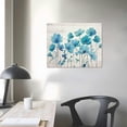 thumbnail image 3 of Nawypu  Canvas Wall Art Bedroom Rustic Blue Flower Pictures Farmhouse Decor Teal Floral Paintings Turquoise Framed Artwork Grey Prints Gray Bathroom Decorations Mom Gifts, 3 of 4