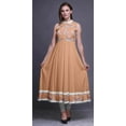 thumbnail image 2 of Bimba Kurti Indien Floral Pêche Clair pour Femmes Tenue de Soirée Robe Anarkali Kurti Sans Manches Petite, 2 of 6