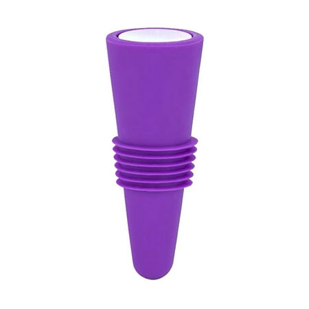 

Bottle Stopper Color Silicone + Stainless Steel Stopper Cap Spawn Decorative Stoppers Silicone Champagne Chiller Stick Glass Bottle with Stopper Caps Corks for Crafting 250