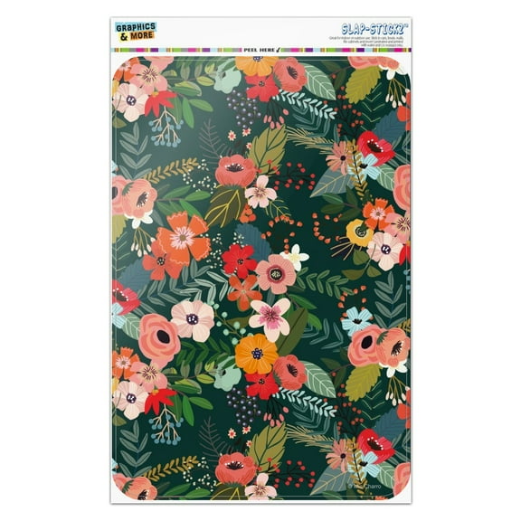 Anna Floral Pattern Home Business Office Sign