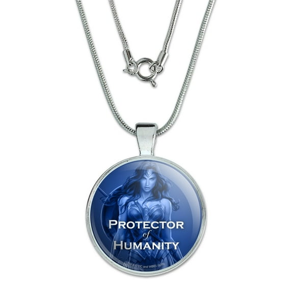 Wonder Woman Movie Protector of Humanity 1" Pendant with Sterling Silver Plated Chain