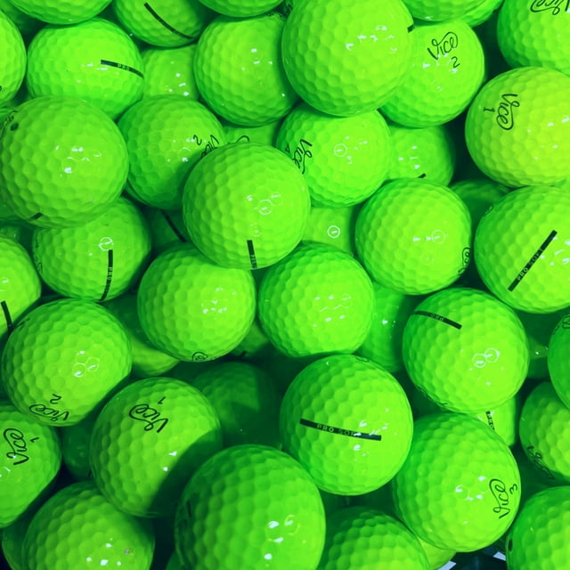 48 Vice Mix 5A Vert par Mulligan Golf Balls - Balles de Golf Usagées