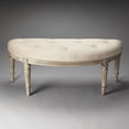 Butler Specialty Tamara Demilune Bench in Plantation Cherry - Walmart.com