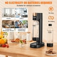 thumbnail image 6 of VEVOR Sparkling Water Maker, Soda Maker Machine for Home Carbonating, Seltzer Water Starter Kit with 2 BPA-free 1L PET Bottles, Compatible with Mainstream Screw-in 60L CO2 Cylinder(NOT Included), 6 of 9