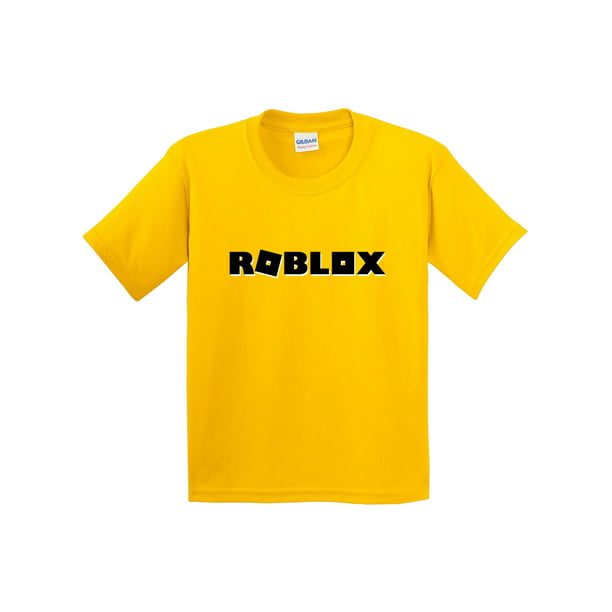 New Way New Way 1168 Youth T Shirt Roblox Block Logo Game Accent Small Daisy Yellow Walmart Com Walmart Com - roblox shirt walmart