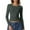 A005-Dark Green, variant on SAATLERI Long Sleeve Shirts for Women Dressy Casual Womens Tops Fall Fashion Outfits Basic Workout Tees Holiday Clothes