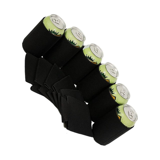Wosthever Blank Beer Can Cooler Sleeve Soft Foldable Drink Bar Beverage Party Sleeves Holder Bottles Neoprene Cooling Collapsible Type9 NO9