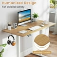 thumbnail image 6 of Costway 48” x 24” Whole Piece Table Top with Safe Rounded Corners for Home Office Desk DIY Natural, 6 of 9